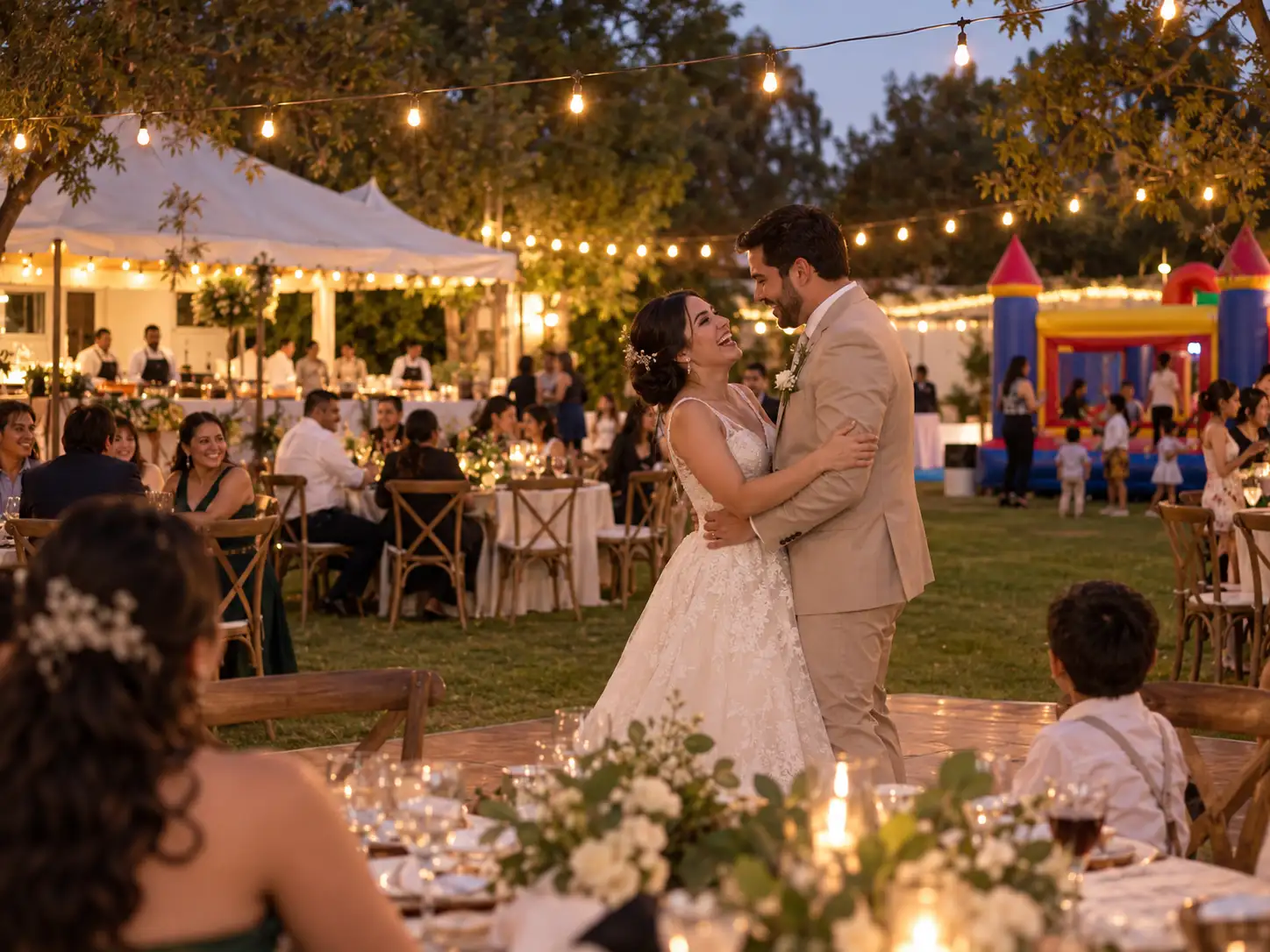 Boda con mobiliario y servicios Explora